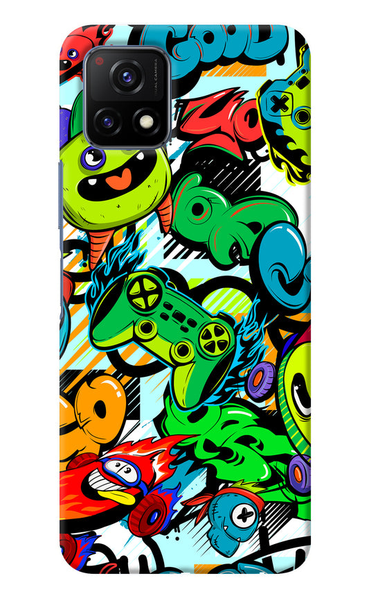 Game Doodle Vivo Y72 5G Back Cover