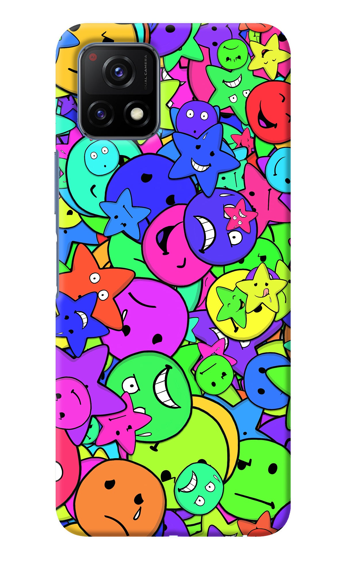 Fun Doodle Vivo Y72 5G Back Cover