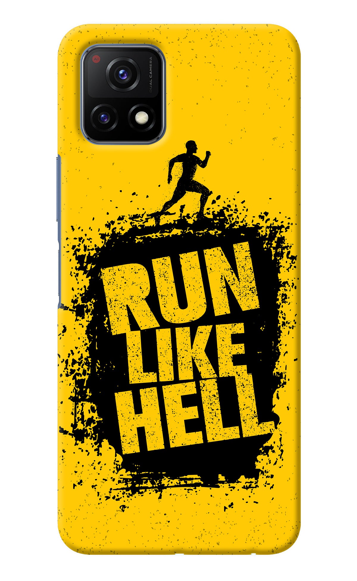 Run Like Hell Vivo Y72 5G Back Cover