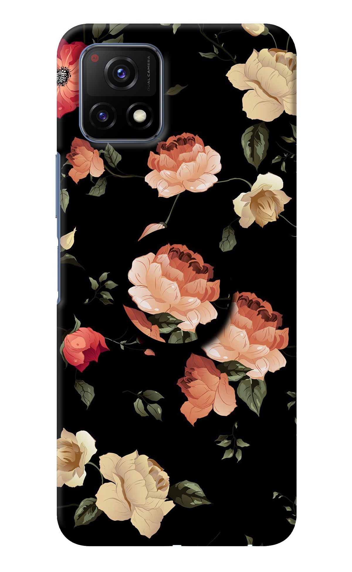 Flowers Vivo Y72 5G Pop Case