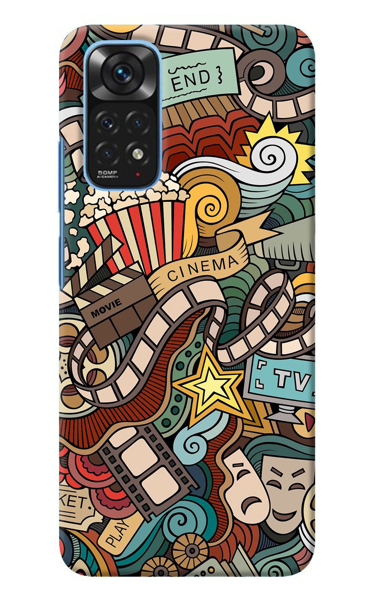 Cinema Abstract Redmi Note 11/11S Back Cover