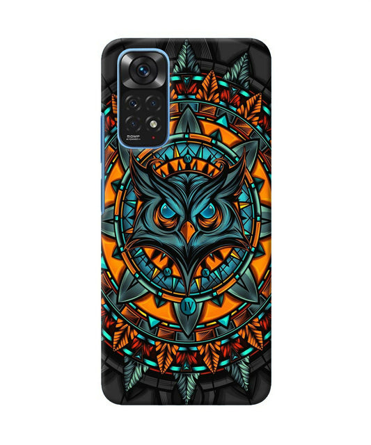 Angry Owl Art Redmi Note 11/11S Back Cover