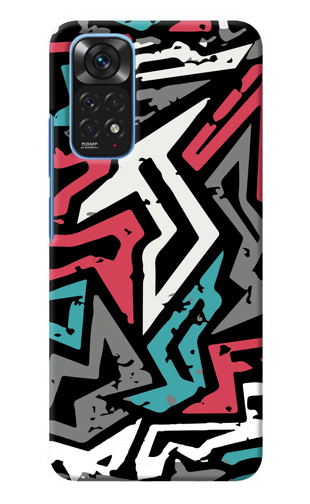 Geometric Graffiti Redmi Note 11/11S Back Cover