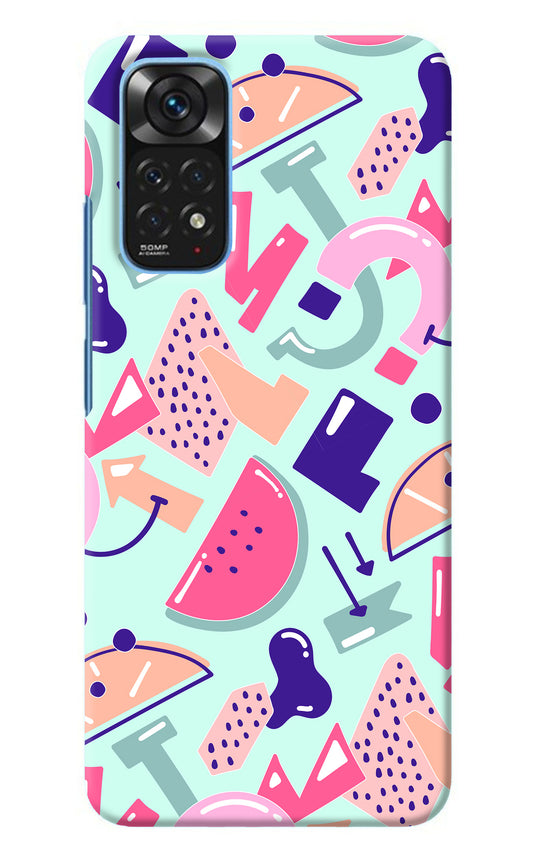 Doodle Pattern Redmi Note 11/11S Back Cover