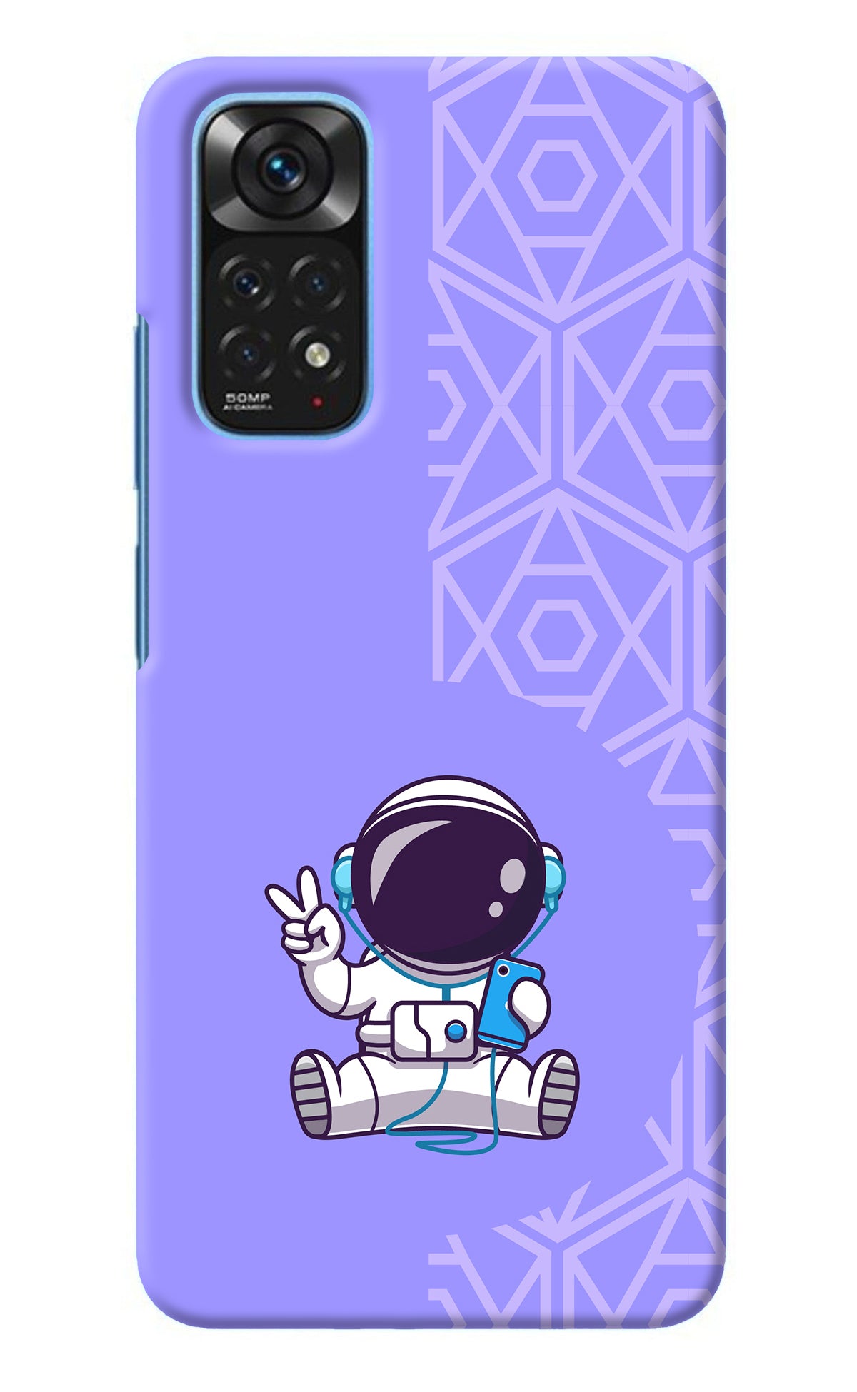 Cute Astronaut Chilling Redmi Note 11/11S Back Cover