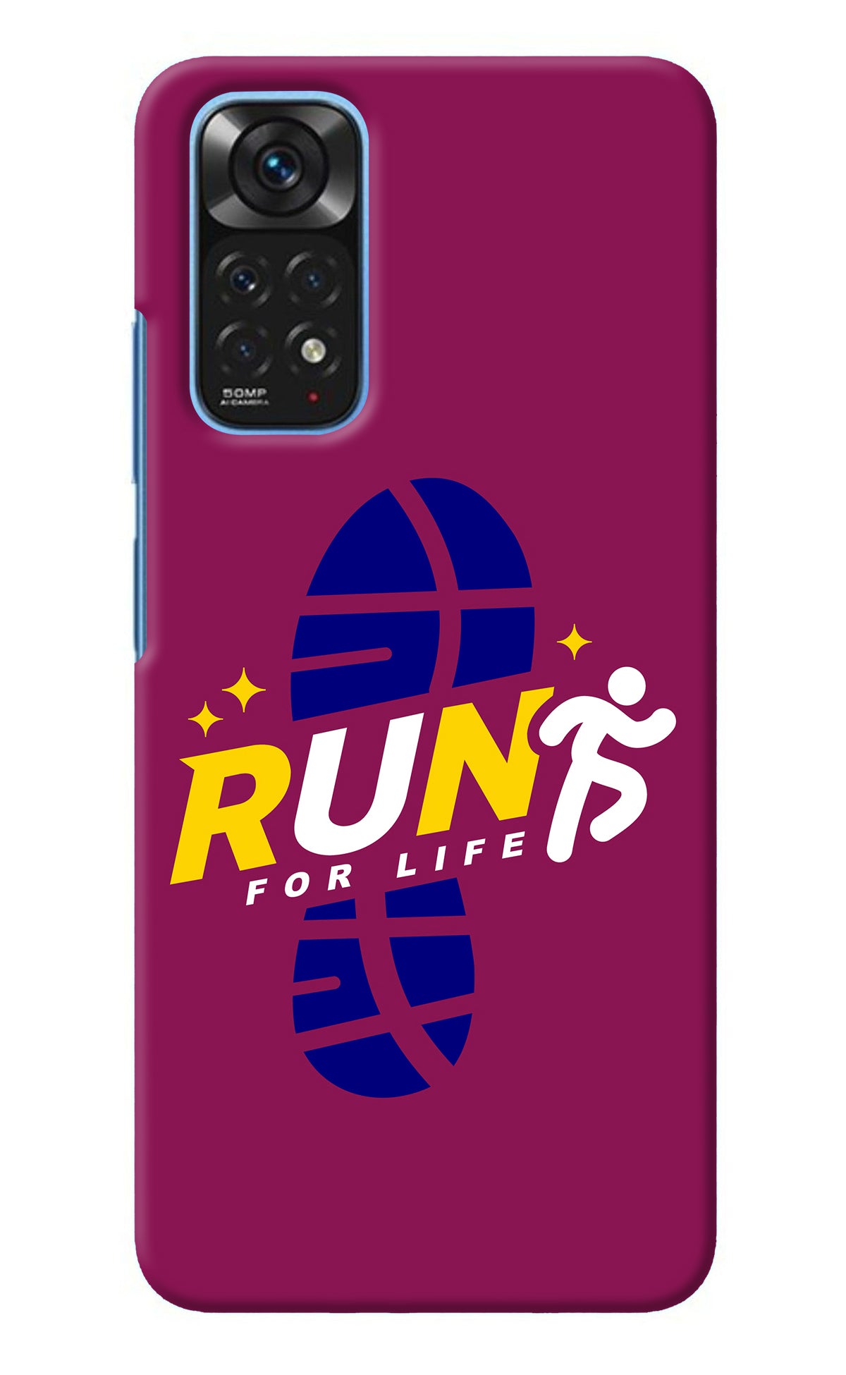 Run for Life Redmi Note 11/11S Back Cover