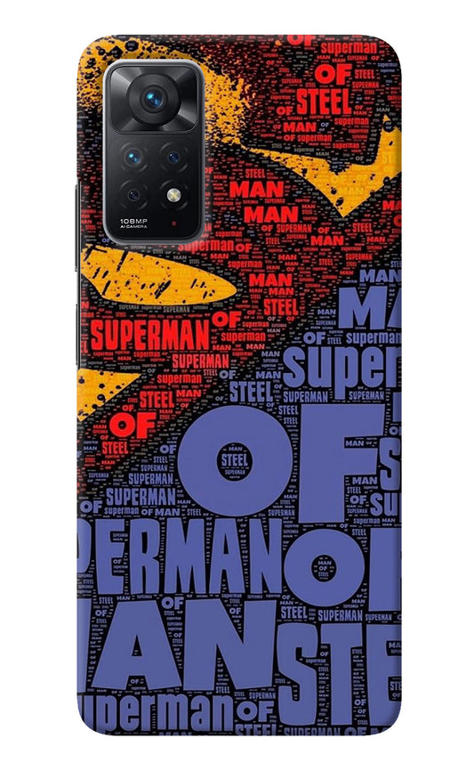 Superman Redmi Note 11 Pro Back Cover