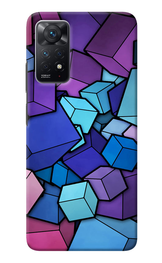 Cubic Abstract Redmi Note 11 Pro Back Cover