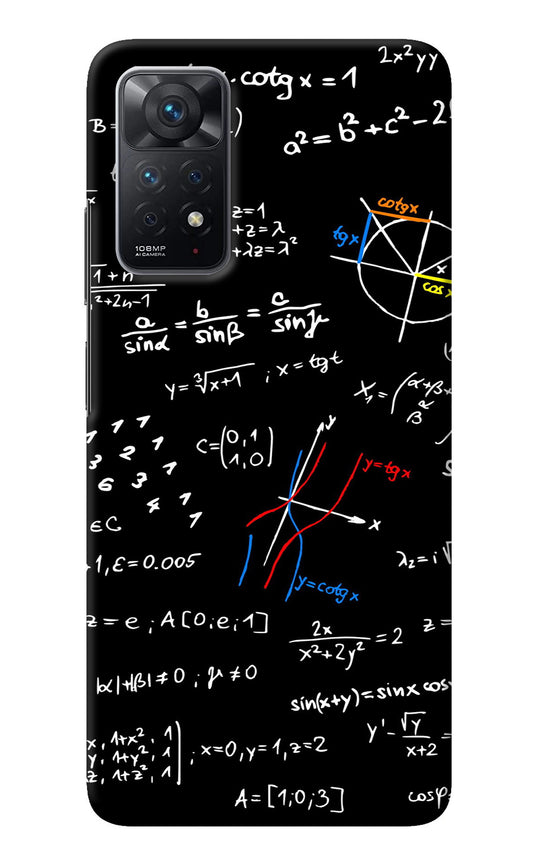 Mathematics Formula Redmi Note 11 Pro Back Cover