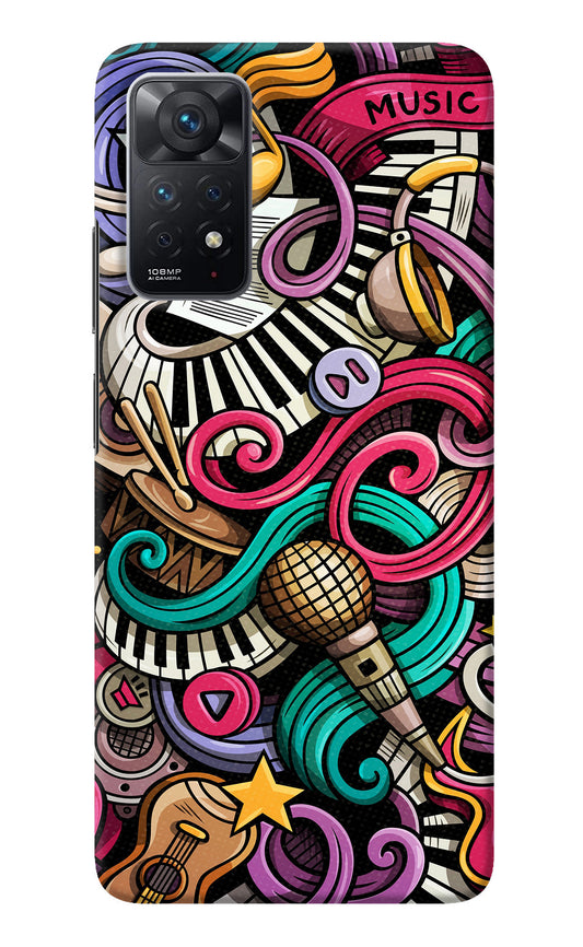 Music Abstract Redmi Note 11 Pro Back Cover