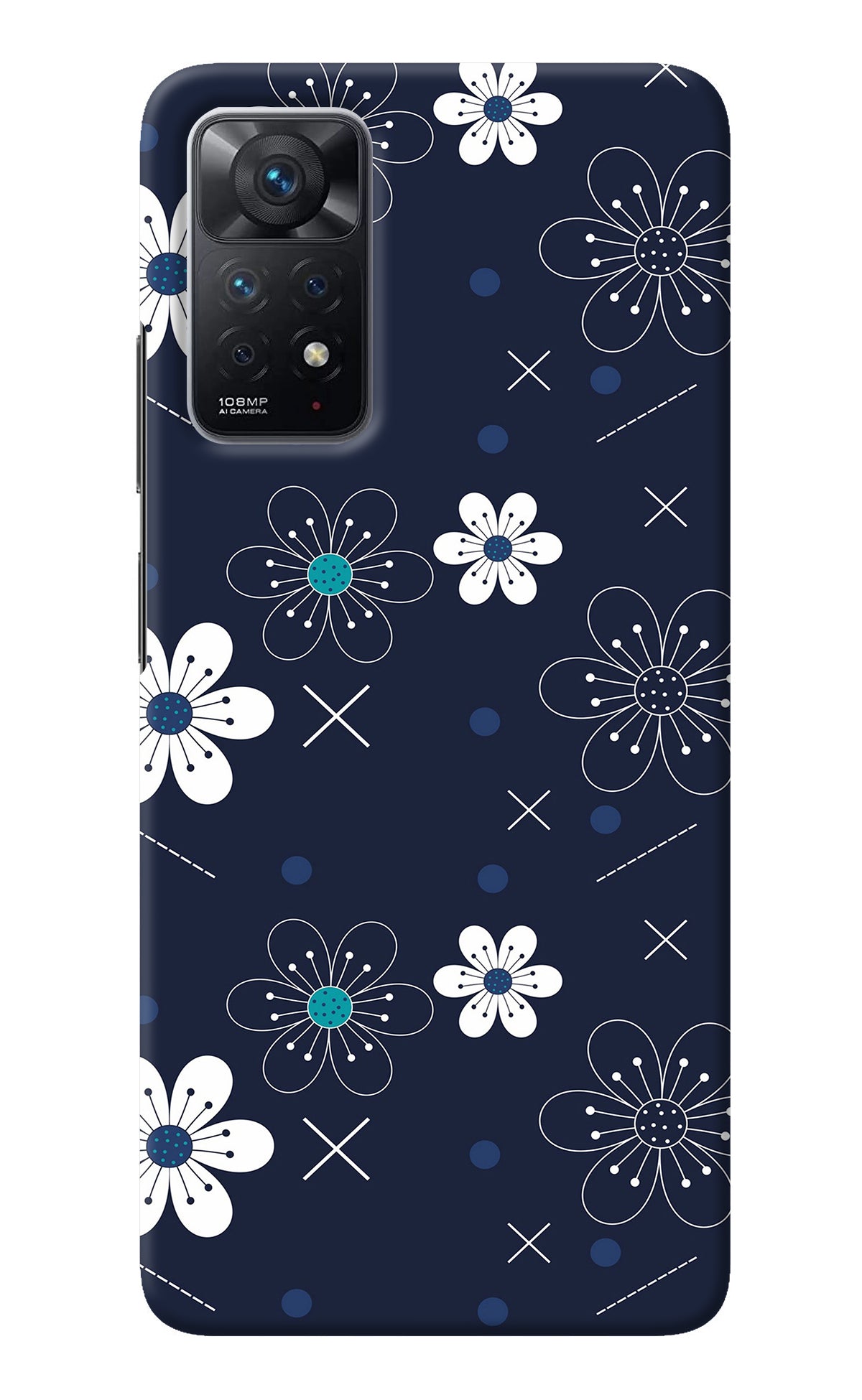 Flowers Redmi Note 11 Pro Back Cover