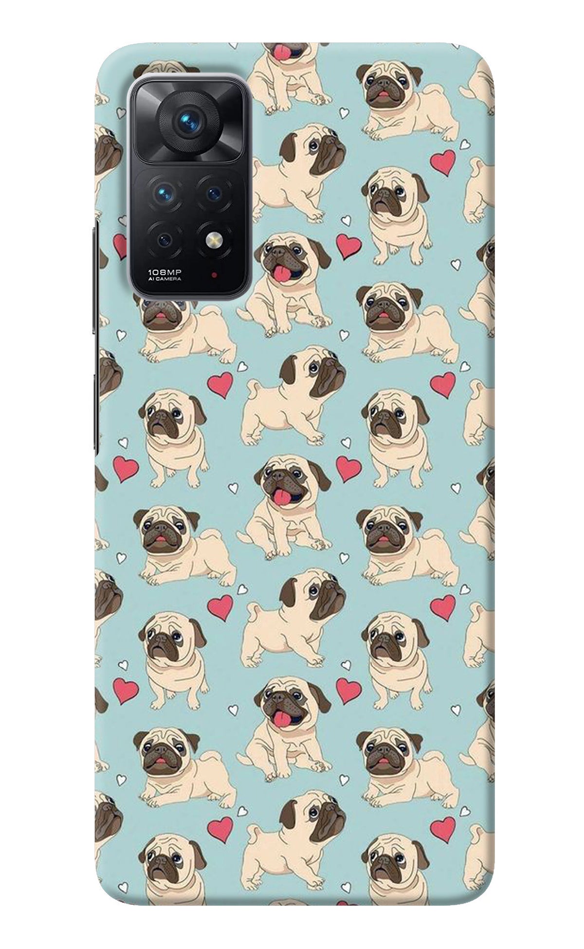 Pug Dog Redmi Note 11 Pro Back Cover