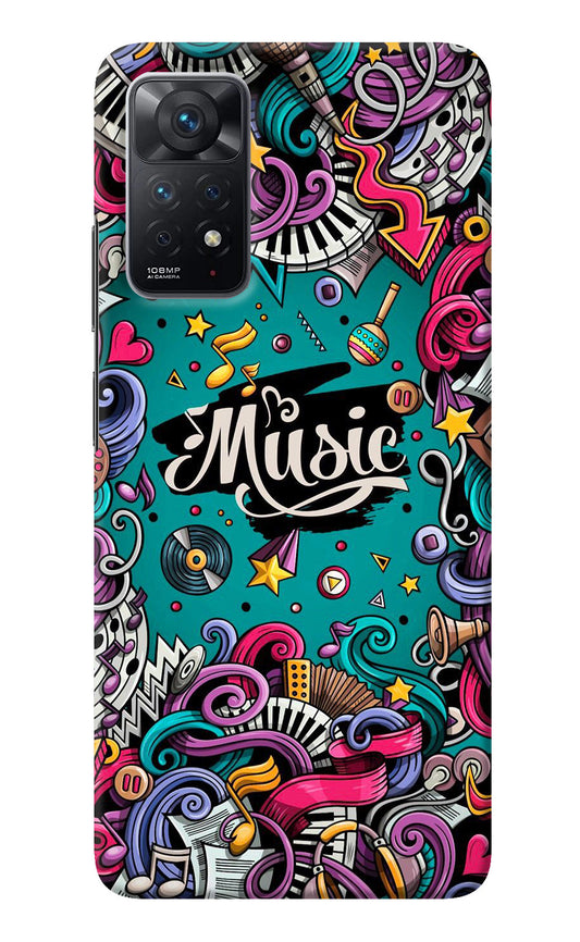 Music Graffiti Redmi Note 11 Pro Back Cover