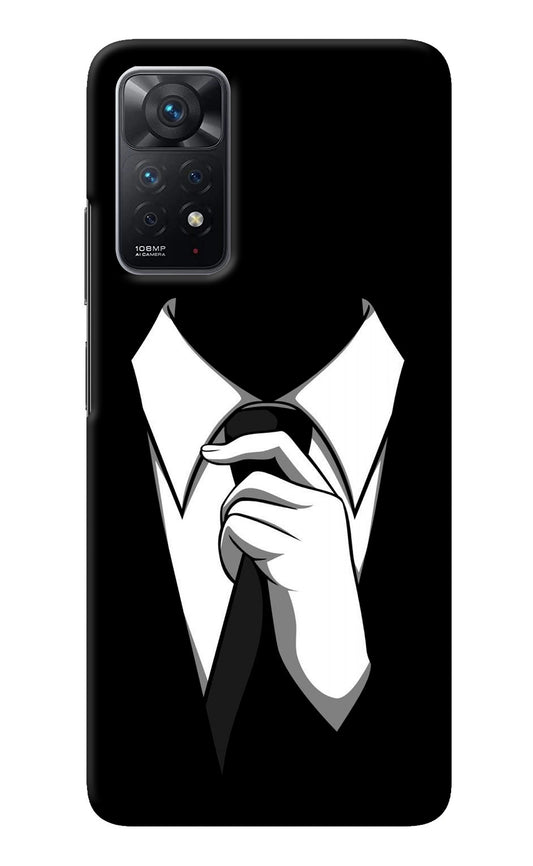 Black Tie Redmi Note 11 Pro Back Cover