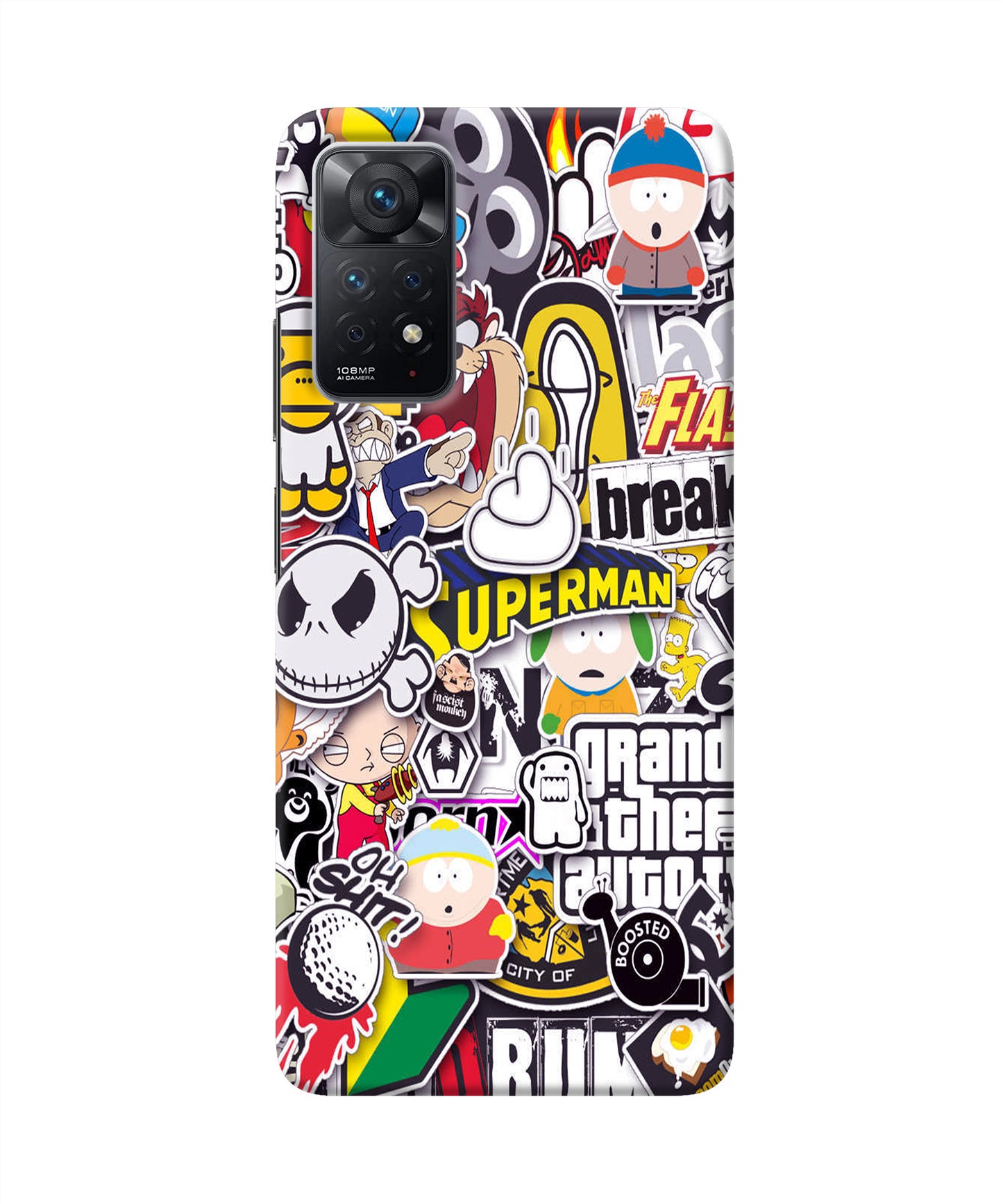 Sticker Bomb Redmi Note 11 Pro Back Cover