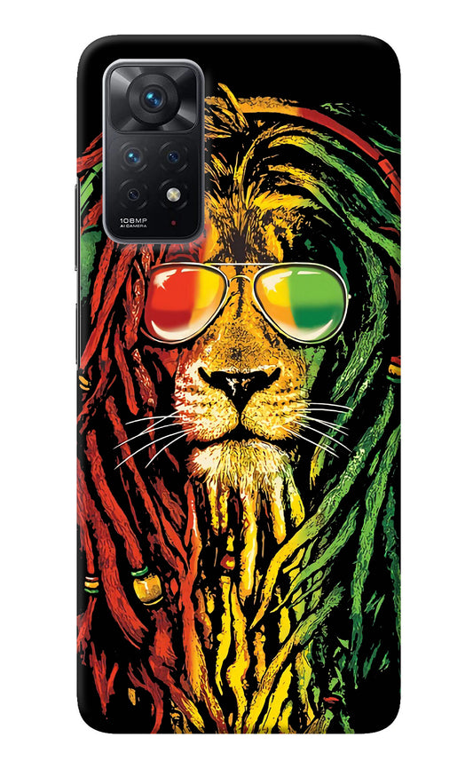 Rasta Lion Redmi Note 11 Pro Back Cover