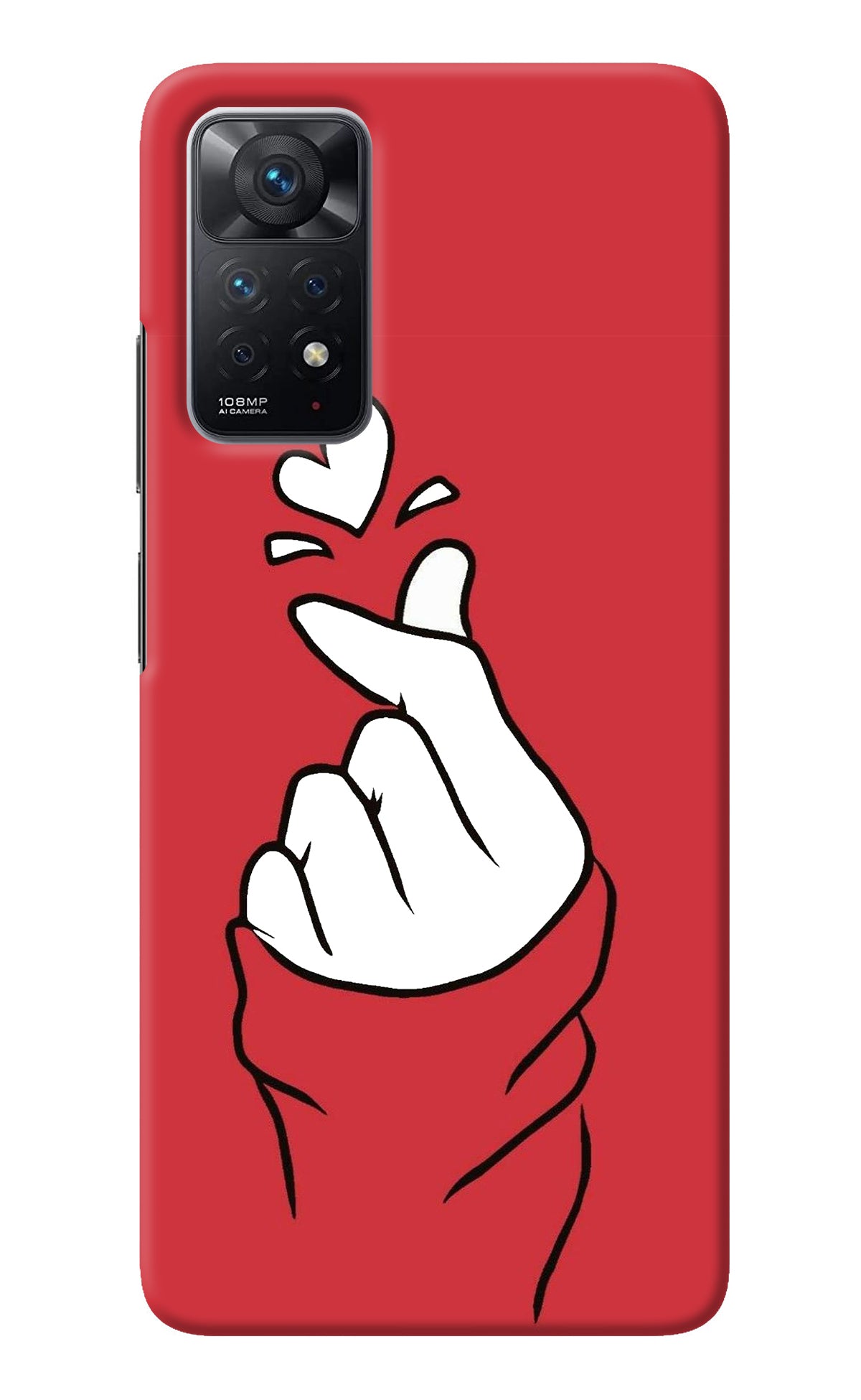 Korean Love Sign Redmi Note 11 Pro Back Cover