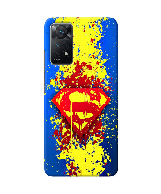 Superman logo Redmi Note 11 Pro Back Cover