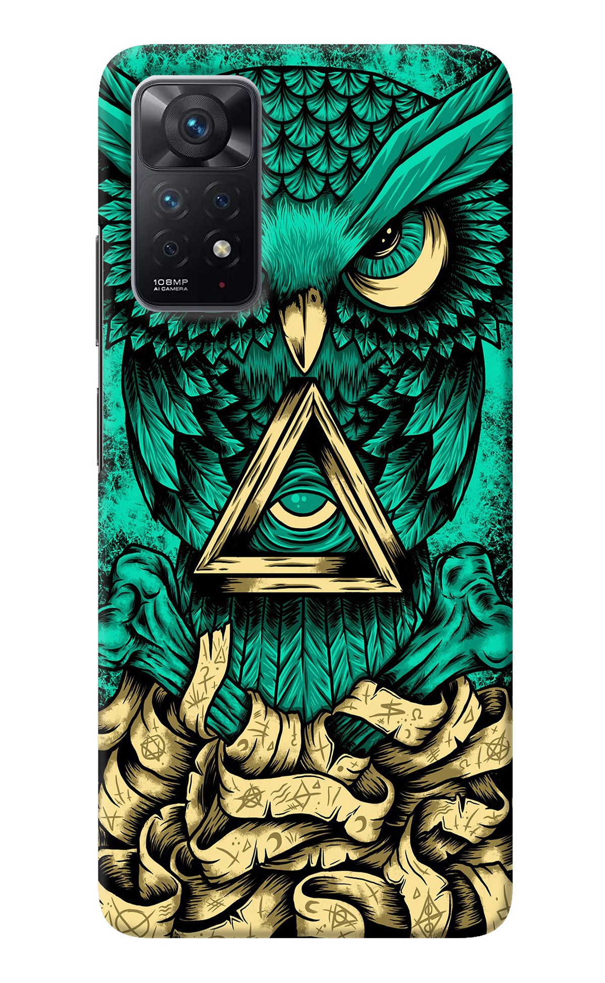 Green Owl Redmi Note 11 Pro Back Cover