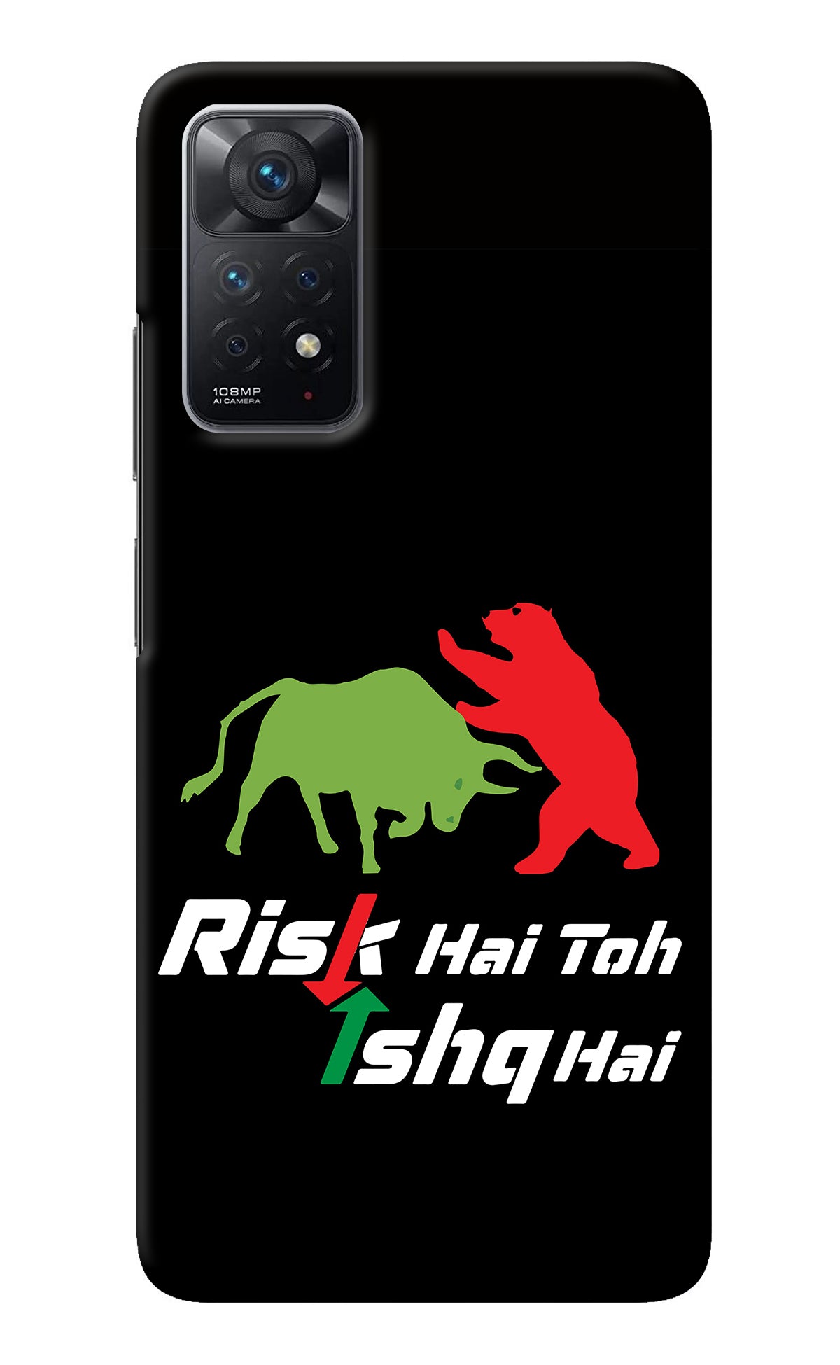 Risk Hai Toh Ishq Hai Redmi Note 11 Pro Back Cover