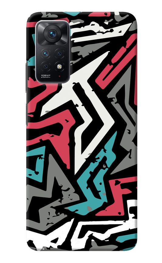 Geometric Graffiti Redmi Note 11 Pro Back Cover