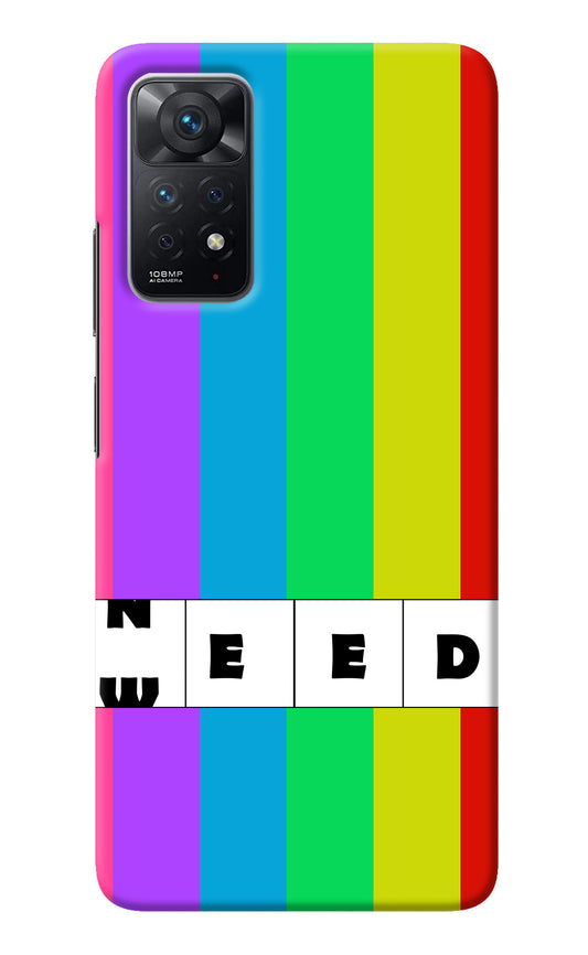 Need Weed Redmi Note 11 Pro Back Cover