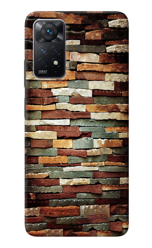 Bricks Pattern Redmi Note 11 Pro Back Cover