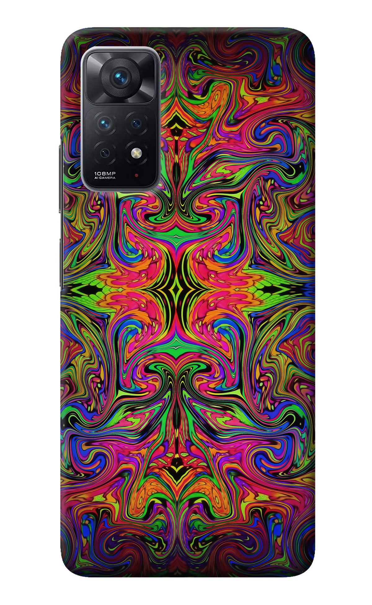 Psychedelic Art Redmi Note 11 Pro Back Cover