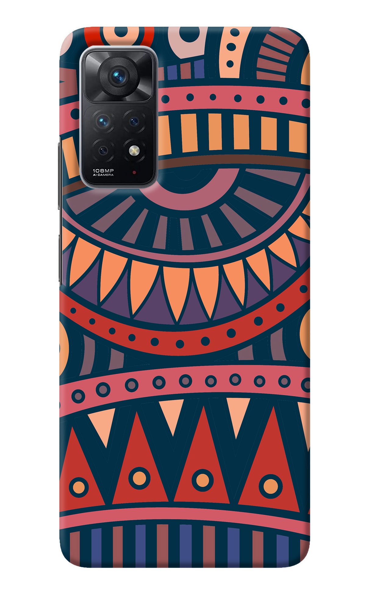 African Culture Design Redmi Note 11 Pro Back Cover