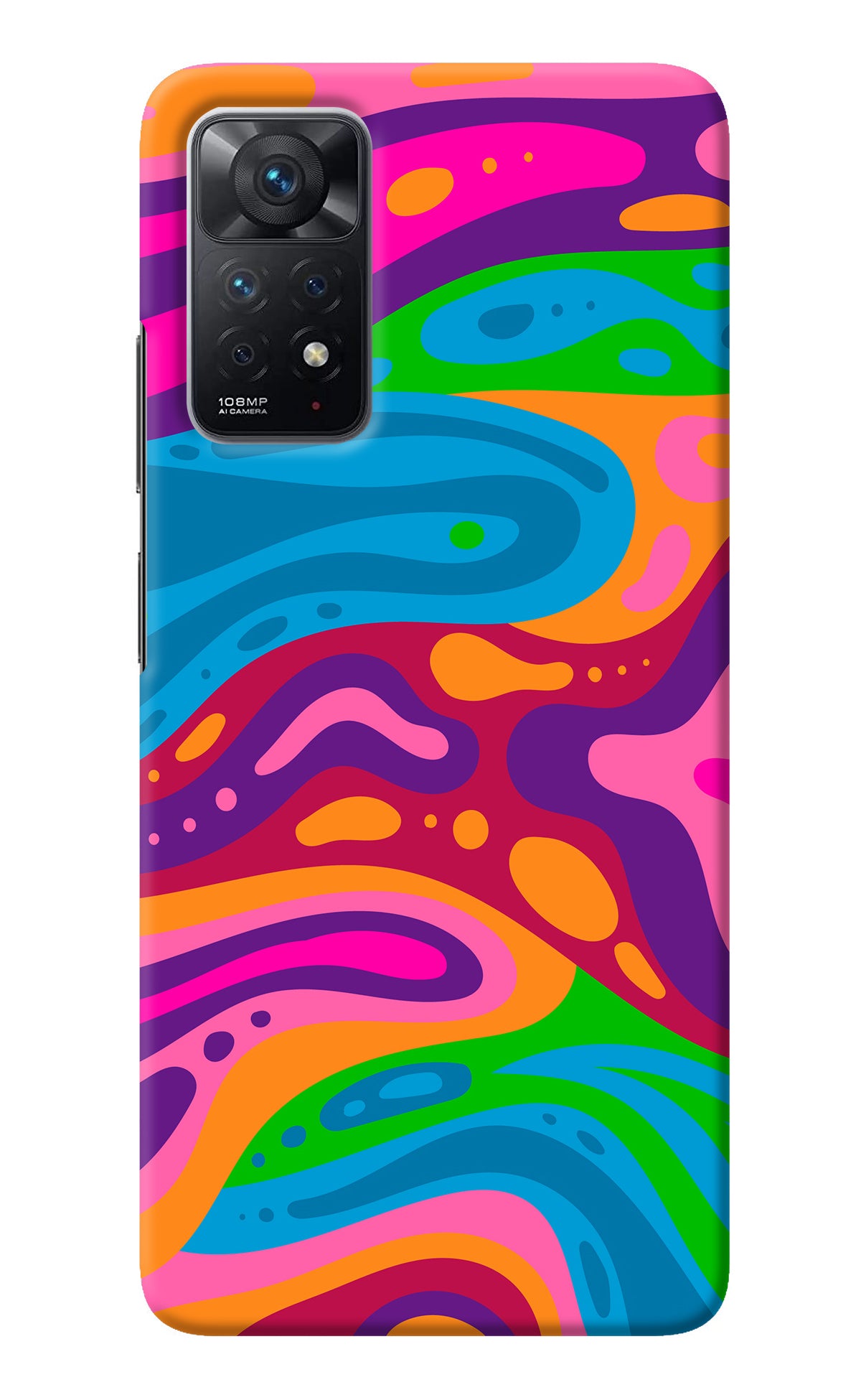 Trippy Pattern Redmi Note 11 Pro Back Cover