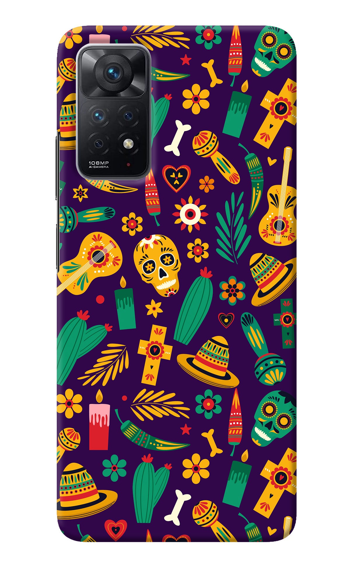 Mexican Artwork Redmi Note 11 Pro Back Cover