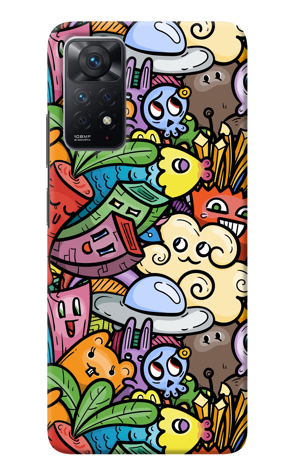 Veggie Doodle Redmi Note 11 Pro Back Cover