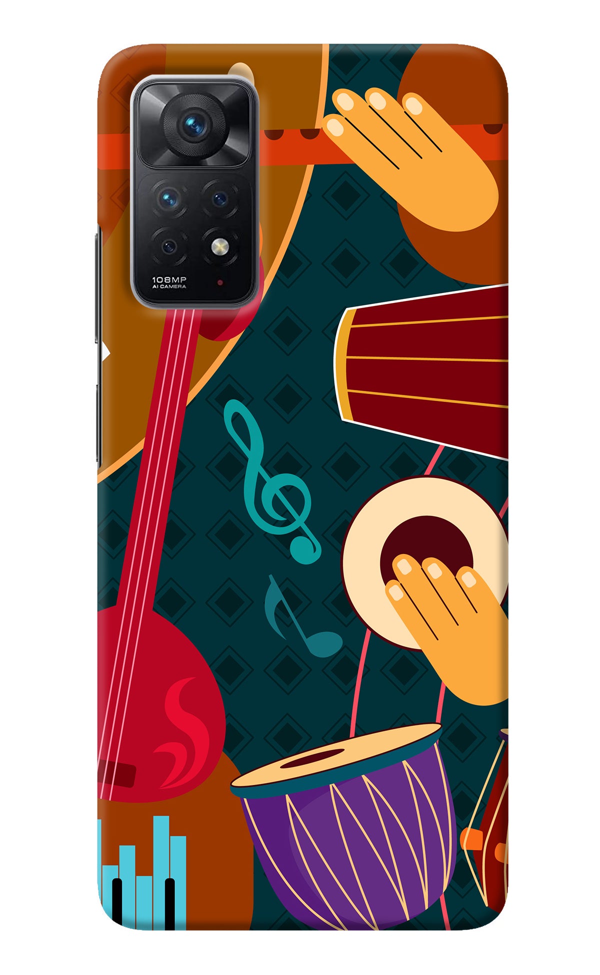 Music Instrument Redmi Note 11 Pro Back Cover