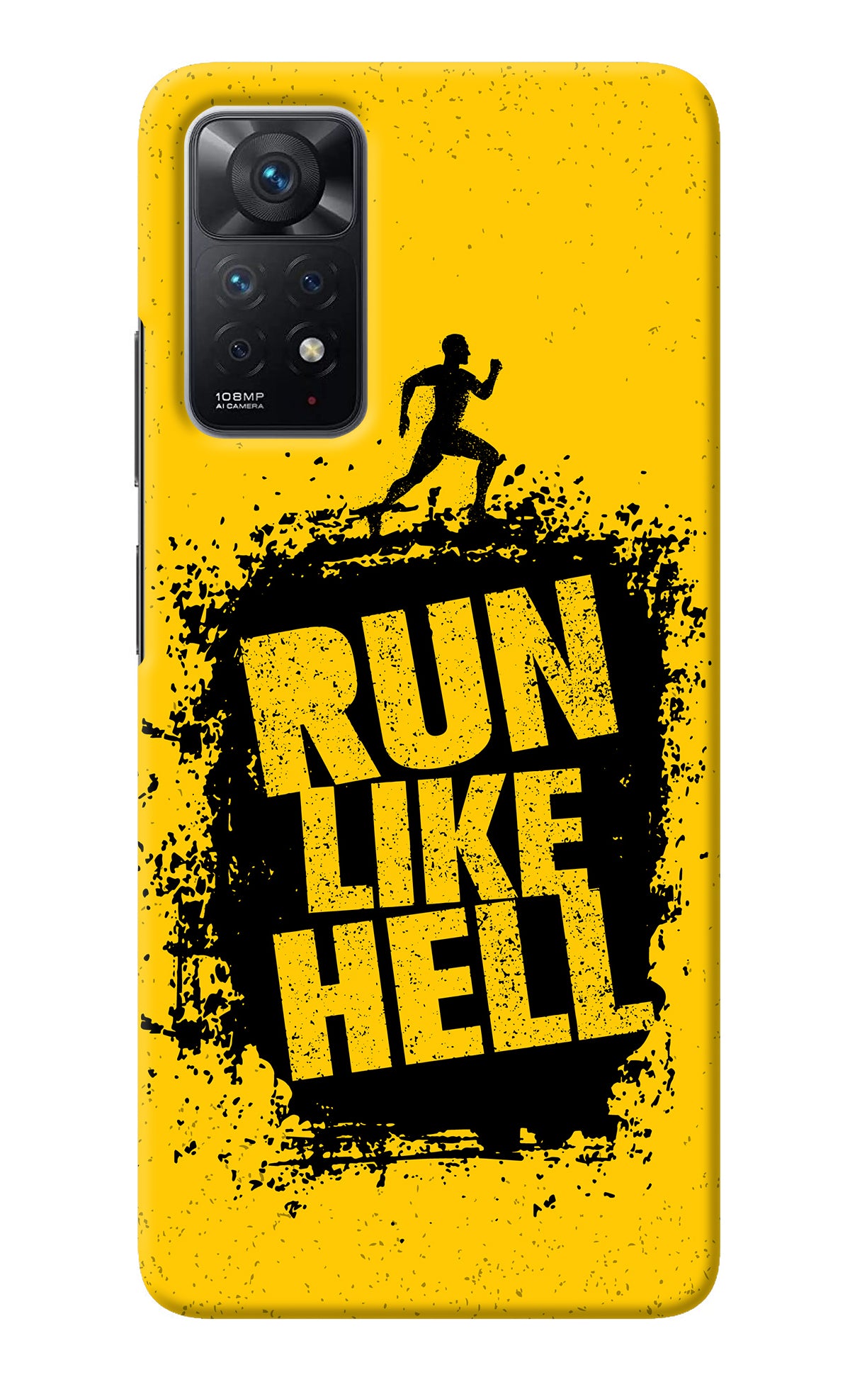 Run Like Hell Redmi Note 11 Pro Back Cover
