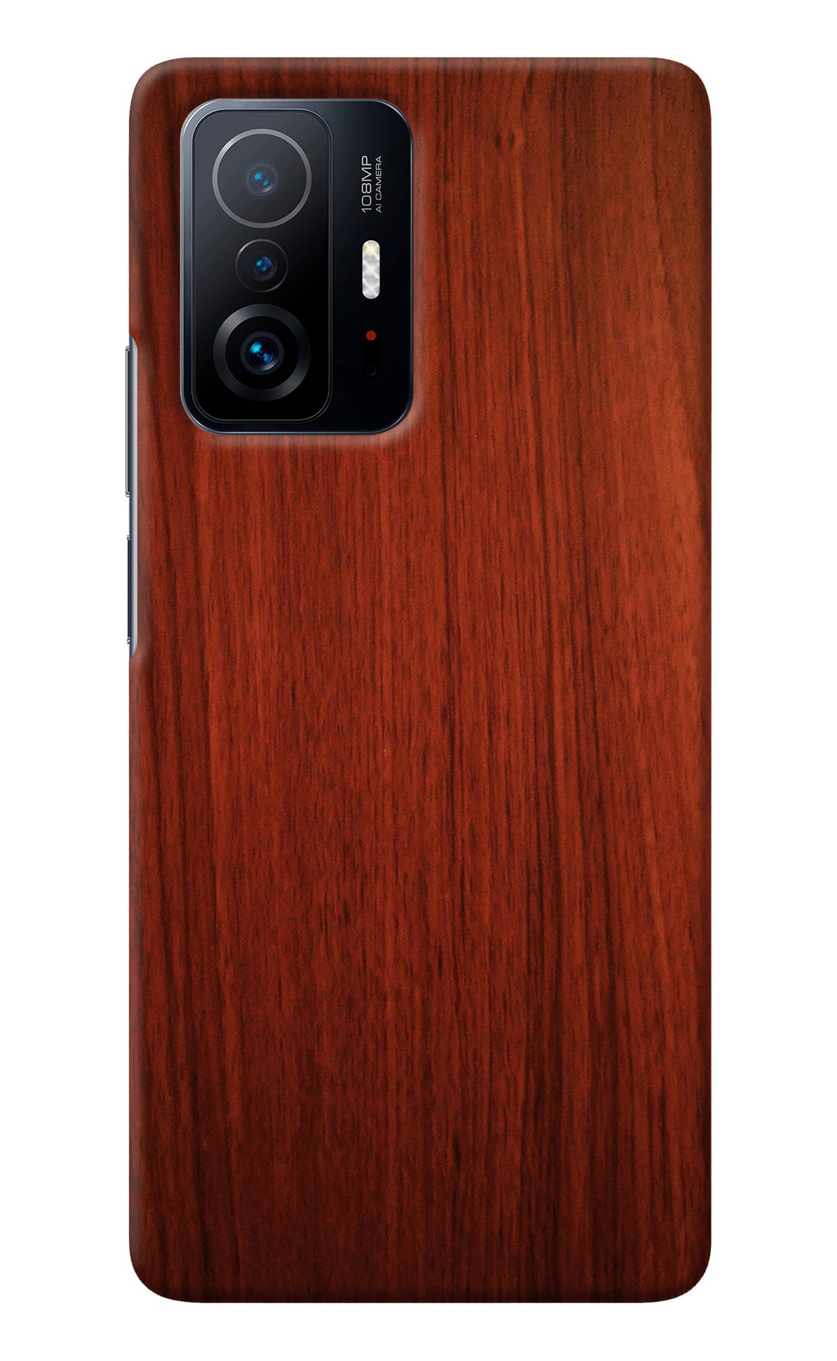 Wooden Plain Pattern Mi 11T Pro 5G Back Cover