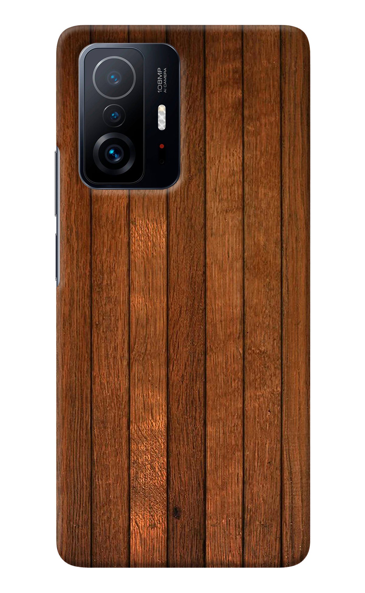 Wooden Artwork Bands Mi 11T Pro 5G Back Cover