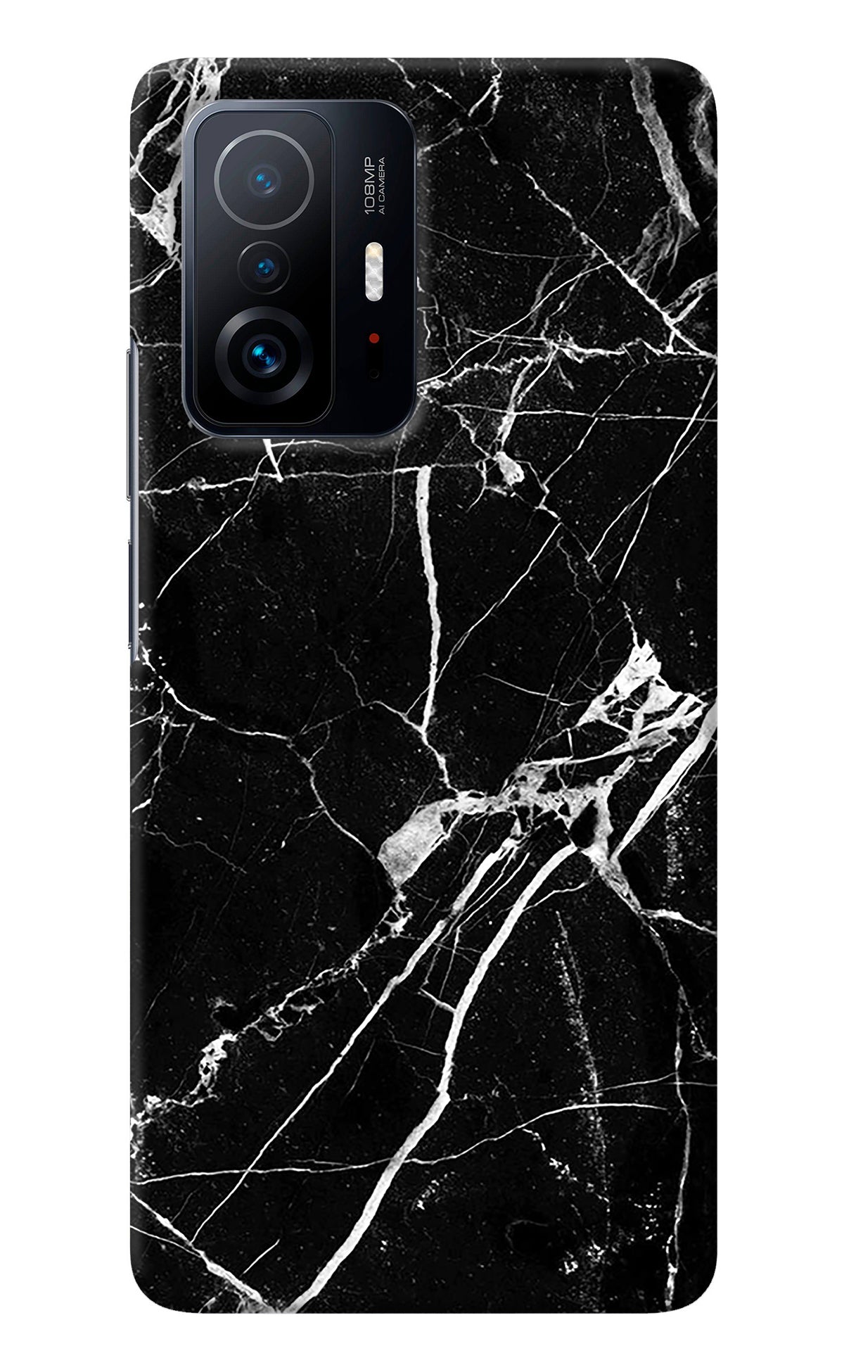 Black Marble Pattern Mi 11T Pro 5G Back Cover