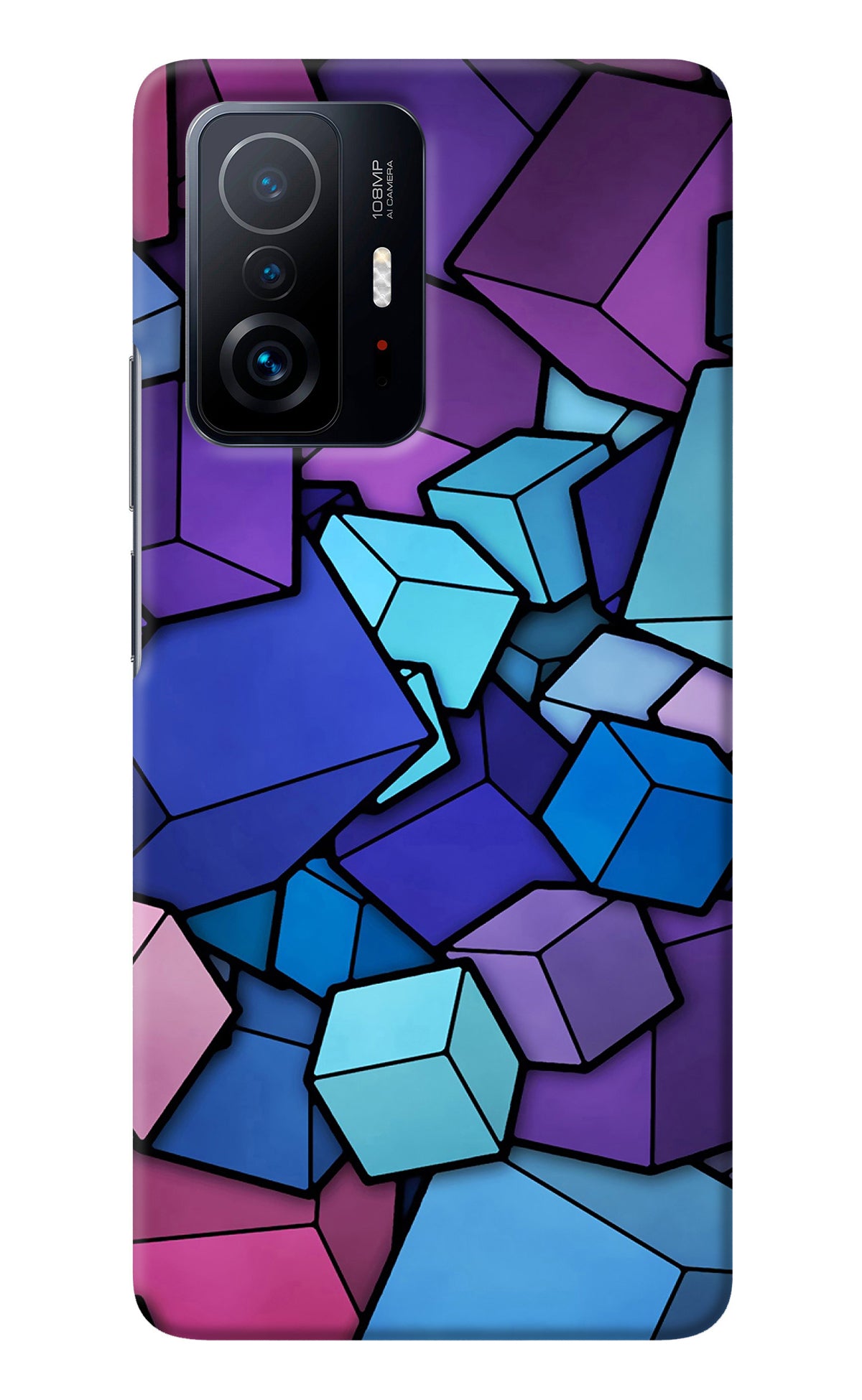 Cubic Abstract Mi 11T Pro 5G Back Cover