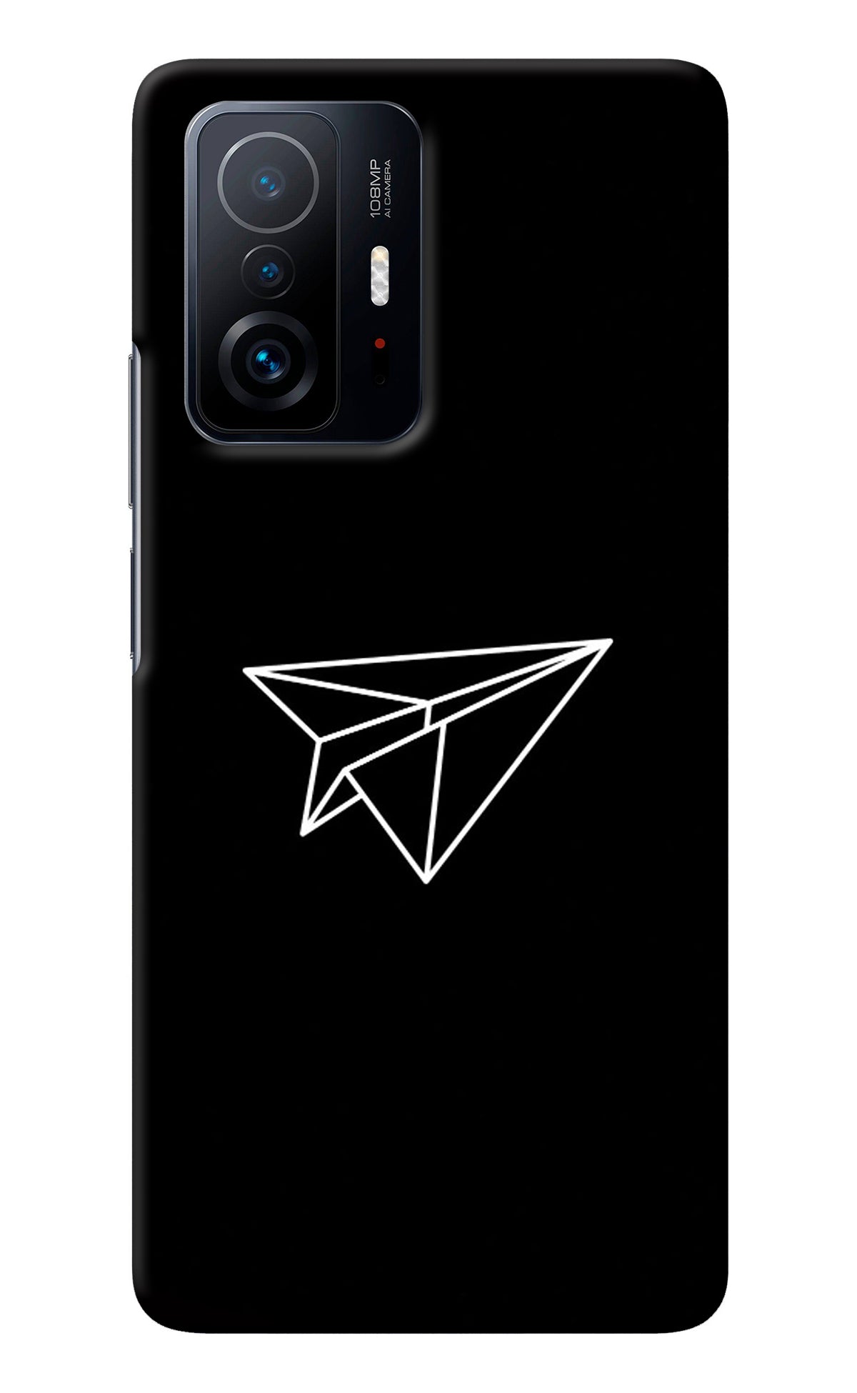 Paper Plane White Mi 11T Pro 5G Back Cover