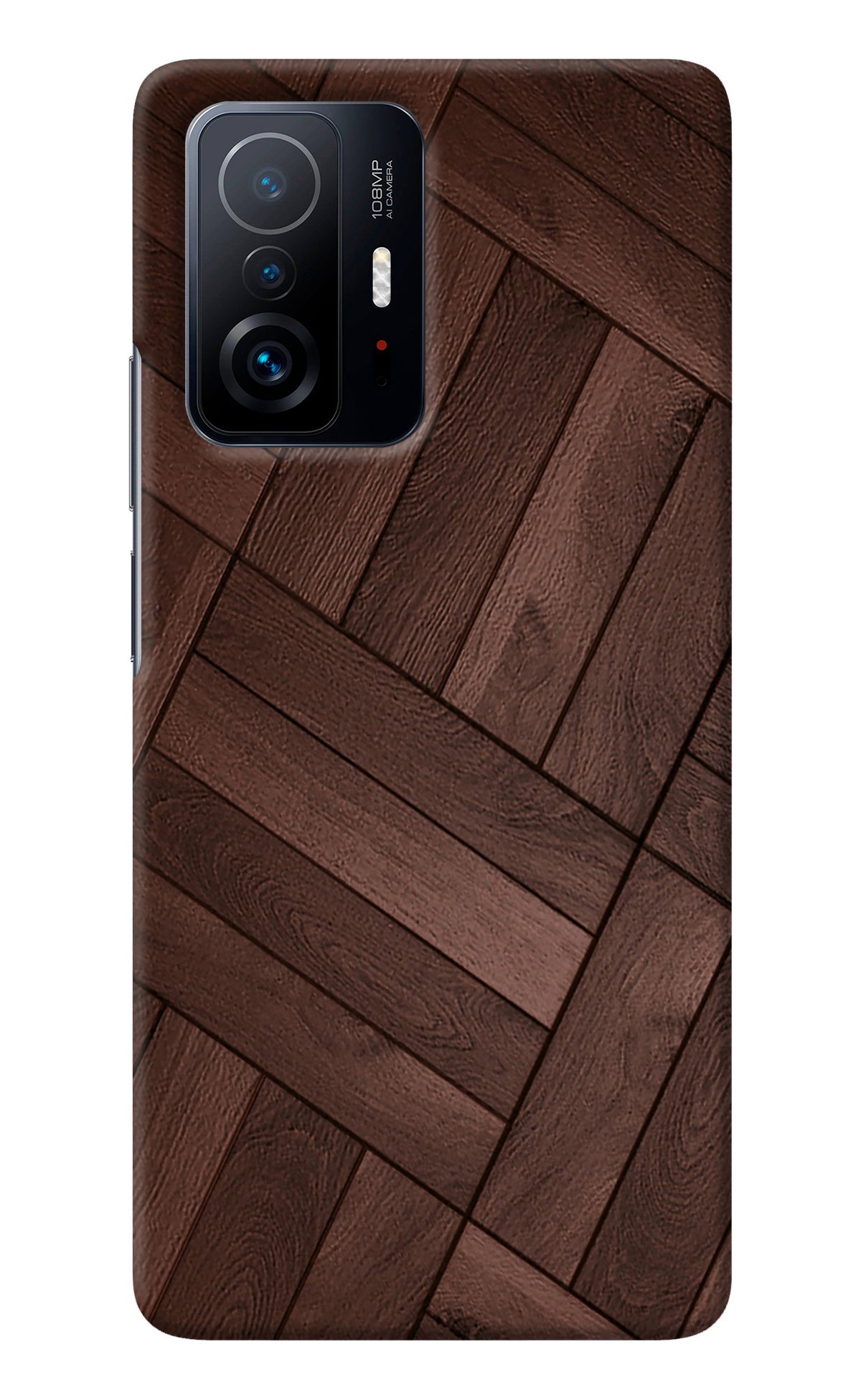 Wooden Texture Design Mi 11T Pro 5G Back Cover