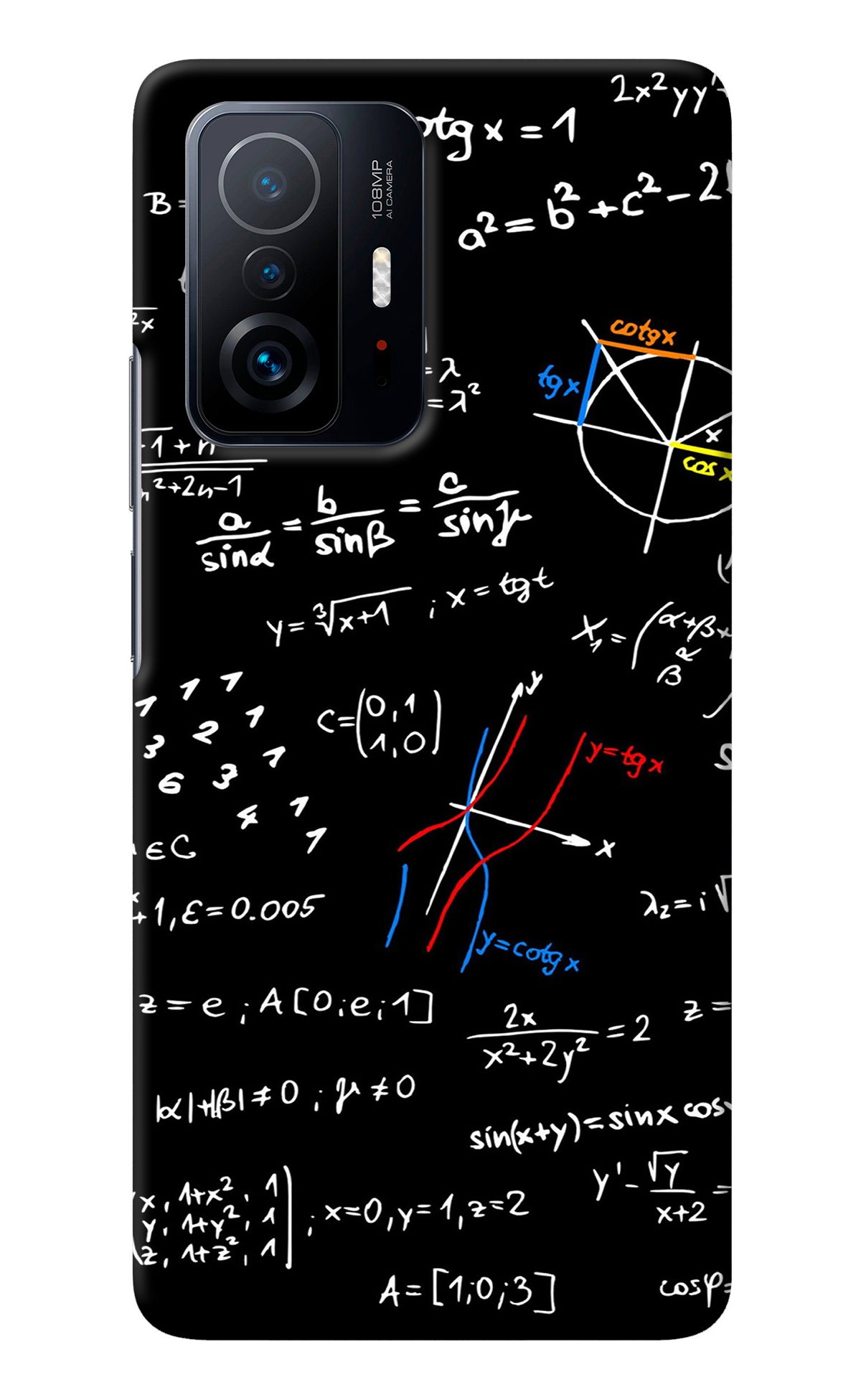 Mathematics Formula Mi 11T Pro 5G Back Cover