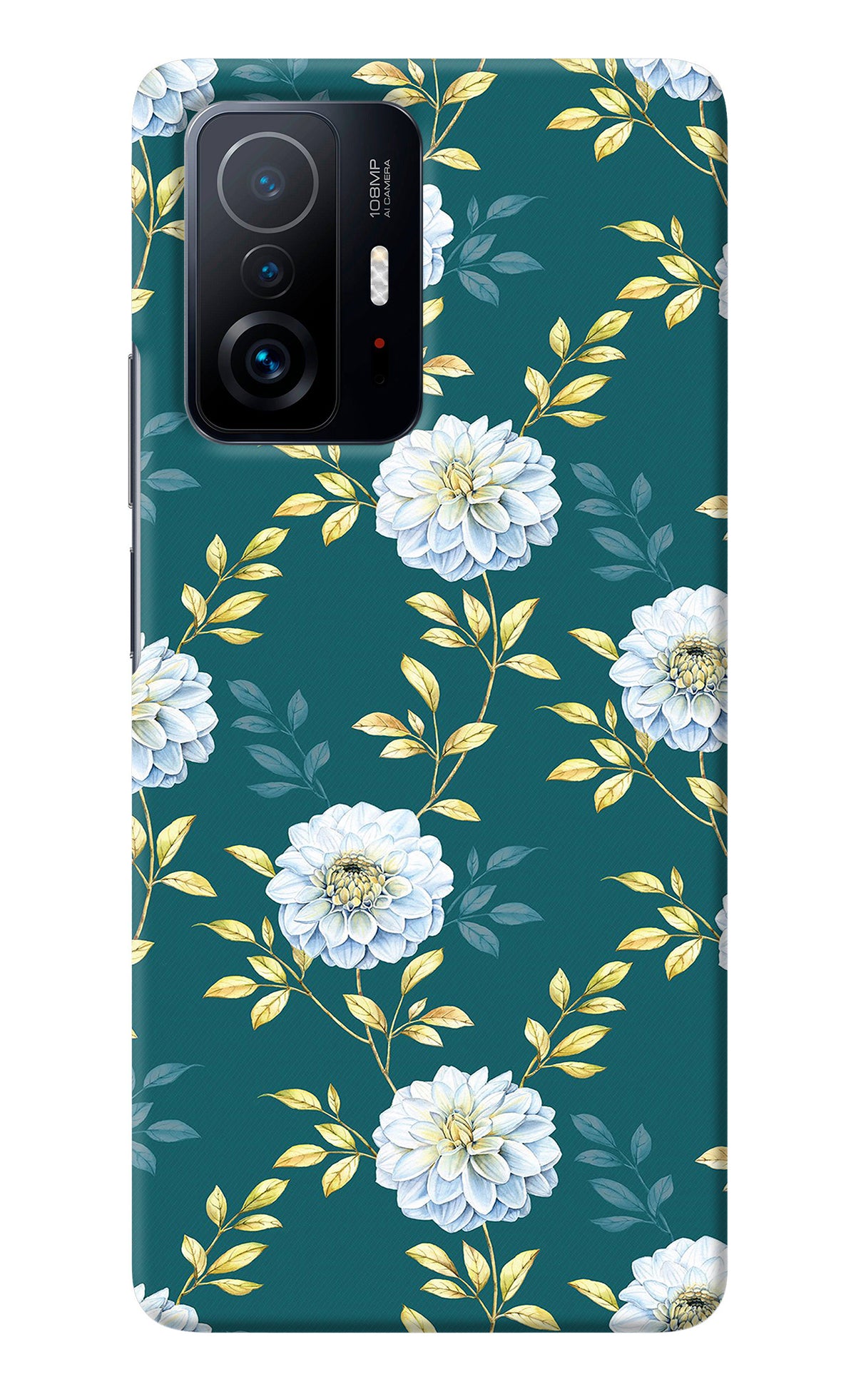 Flowers Mi 11T Pro 5G Back Cover