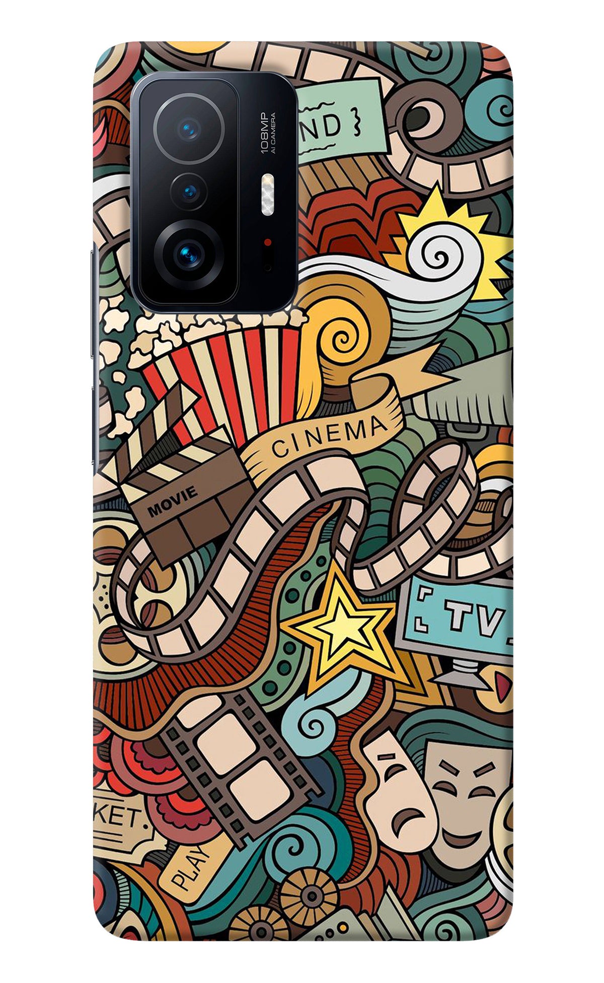 Cinema Abstract Mi 11T Pro 5G Back Cover