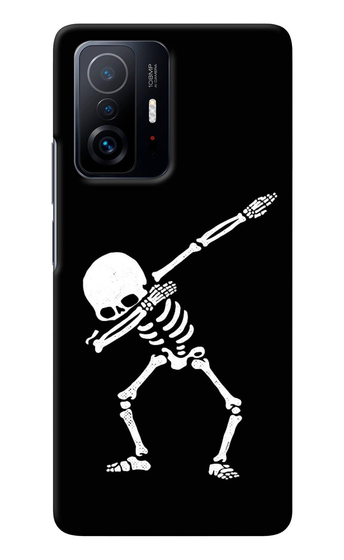 Dabbing Skeleton Art Mi 11T Pro 5G Back Cover