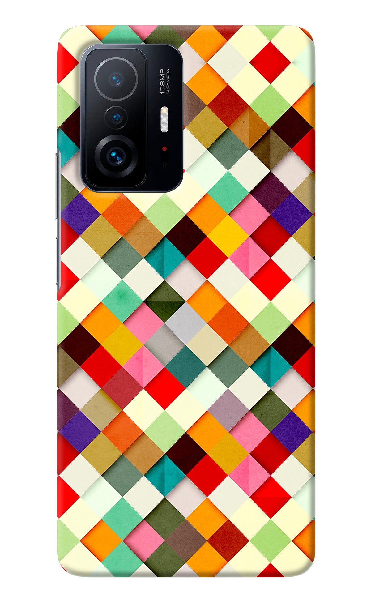 Geometric Abstract Colorful Mi 11T Pro 5G Back Cover