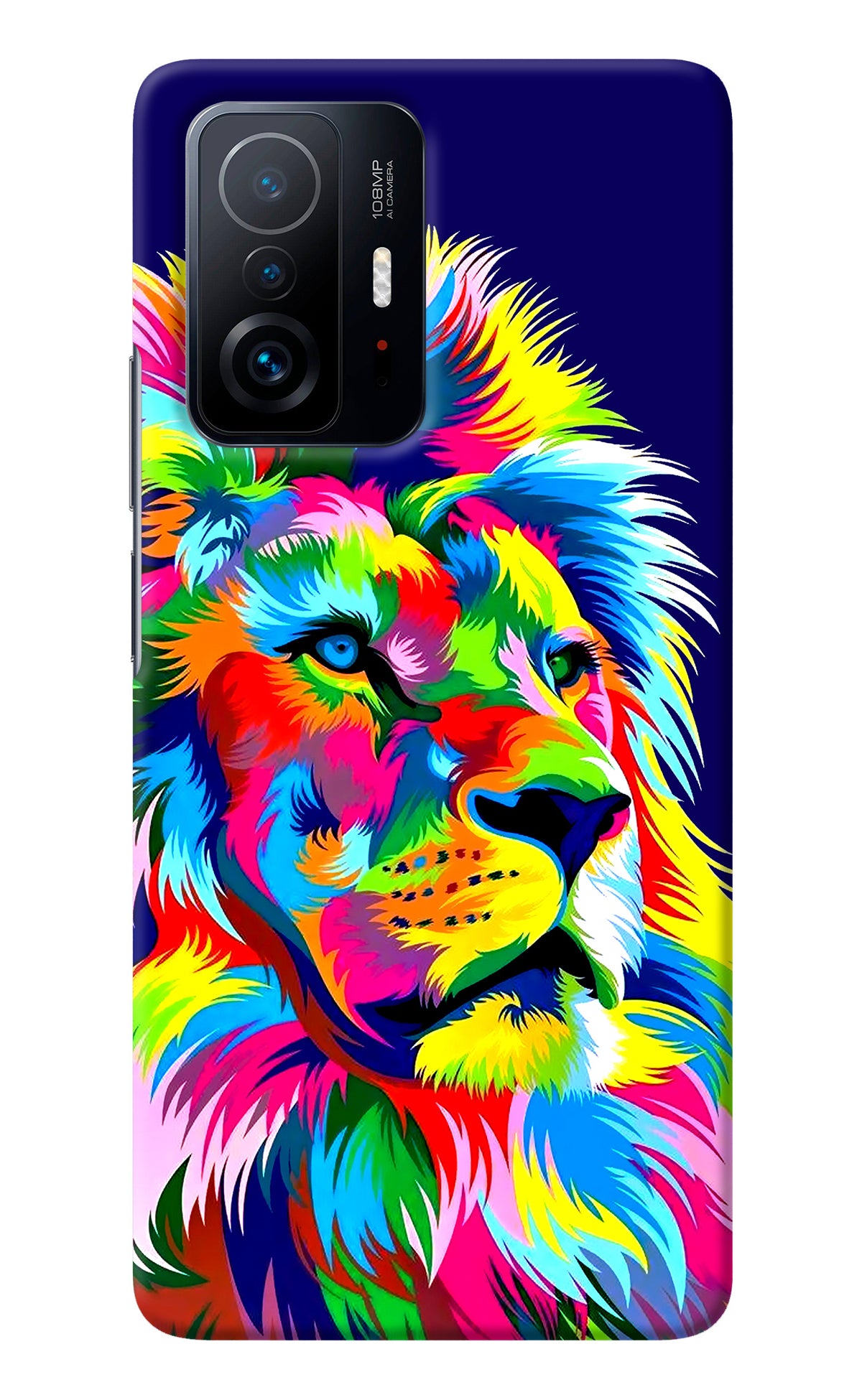 Vector Art Lion Mi 11T Pro 5G Back Cover