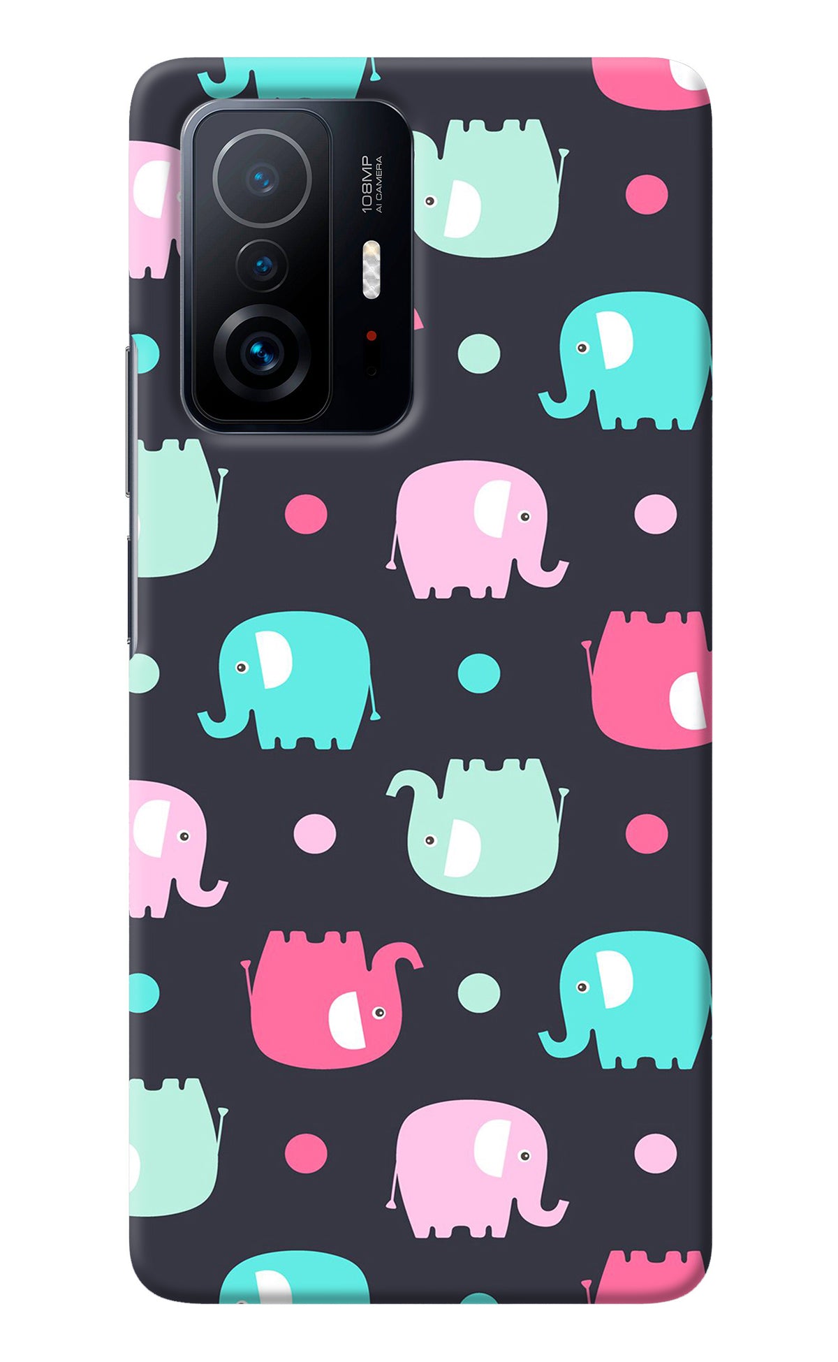 Elephants Mi 11T Pro 5G Back Cover