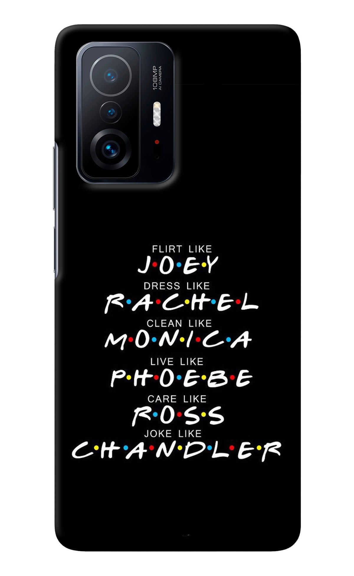 FRIENDS Character Mi 11T Pro 5G Back Cover