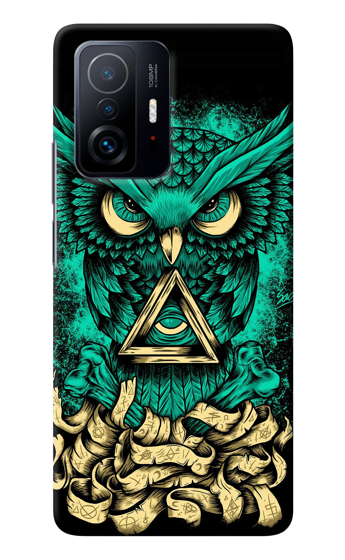 Green Owl Mi 11T Pro 5G Back Cover