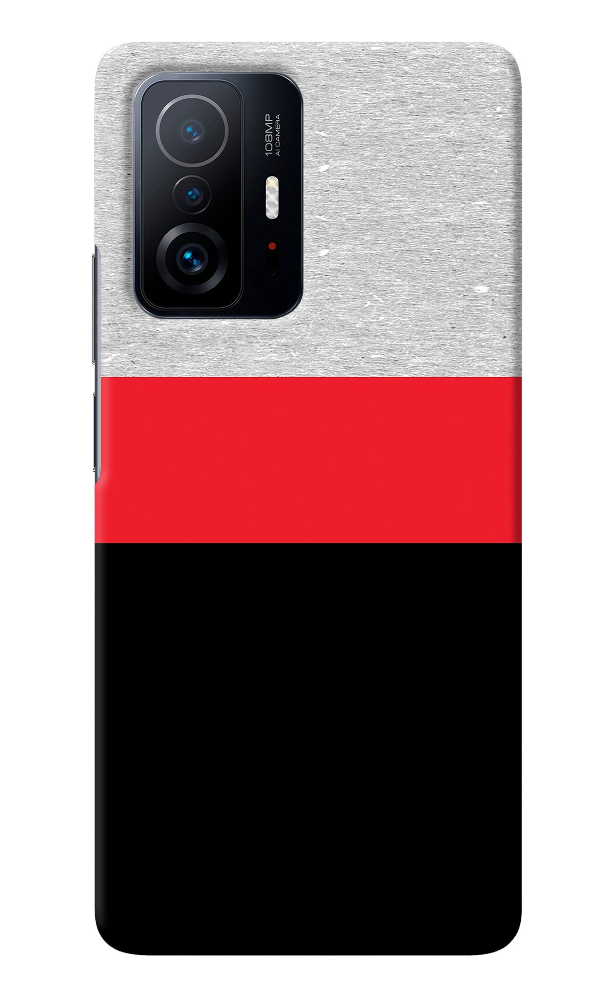 Tri Color Pattern Mi 11T Pro 5G Back Cover